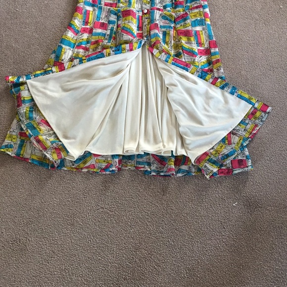 Marilyn Monroe Raspberry Multi Dress - Picture 4 of 5